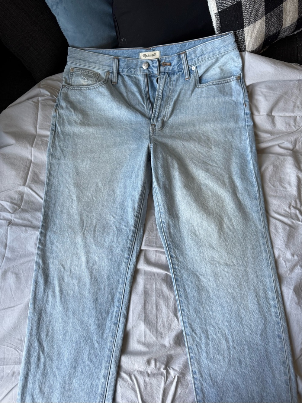 Madewell Light Blue Straight Leg Jeans
